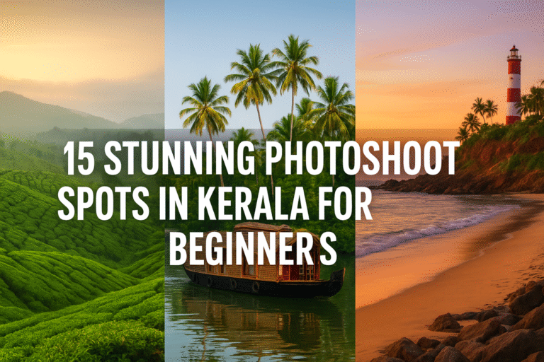 15 Stunning Photoshoot Spots in Kerala for Beginners