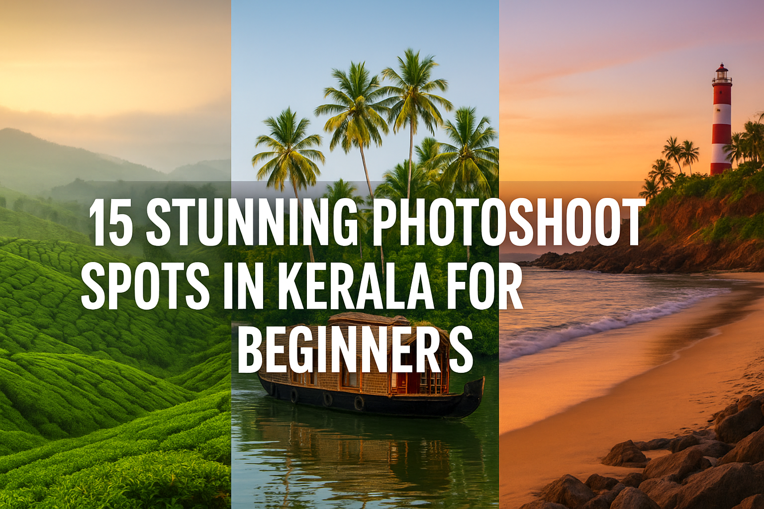 Photoshoot locations in Kerala