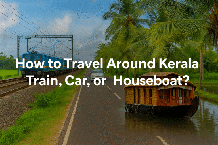 How to Travel Around Kerala – Train, Car, or Houseboat?