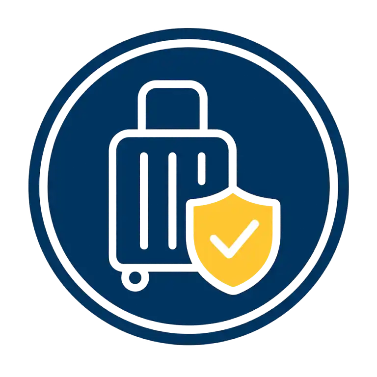 Safe travelling icon