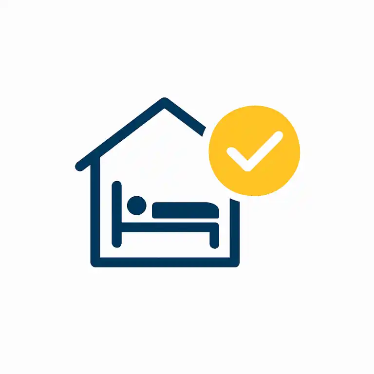Comfort accommodation icon