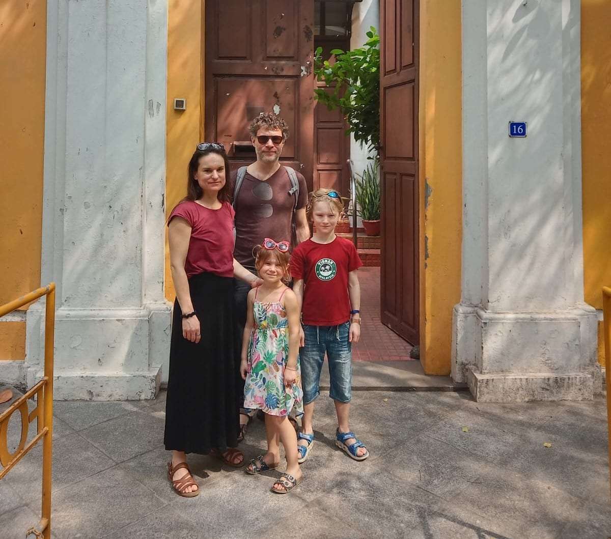 Happy Guest of Troper Tours Mr. Anders and family