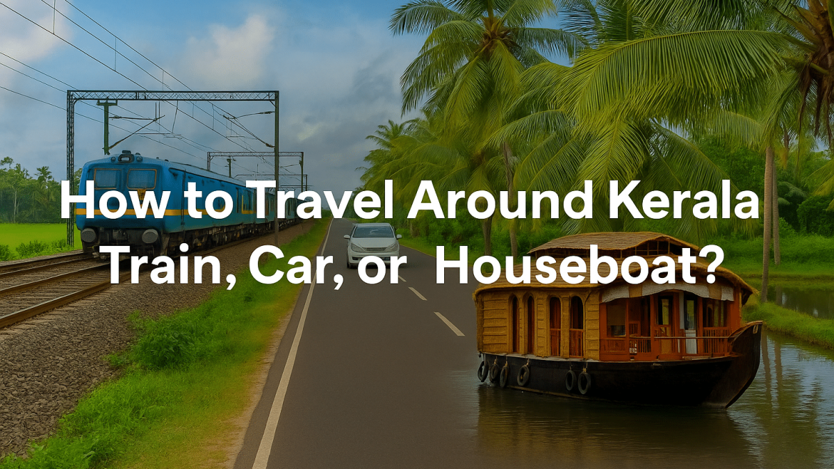 How to Travel Around Kerala – Train, Car, or Houseboat?