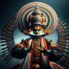 DALL·E 2023-11-29 10.30.50 – A panoramic banner image featuring a Kathakali performer in full traditional costume and makeup. The performer is positioned in the center, dramatical DALL·E 2023-11-29 10.30.50 - A panoramic banner image featuring a Kathakali performer in full traditional costume and makeup. The performer is positioned in the center, dramatical