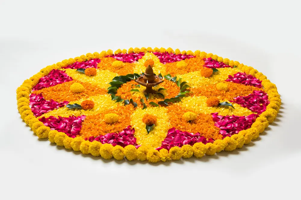 ‘Athachamayam’ the flower pattern