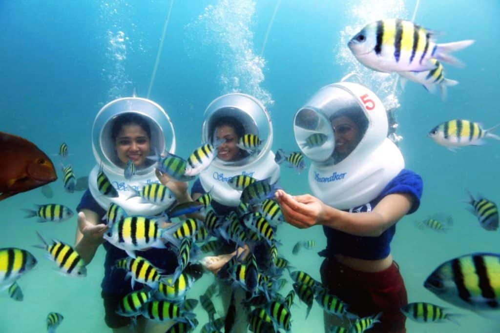 Sea Walking in the Andaman Islands